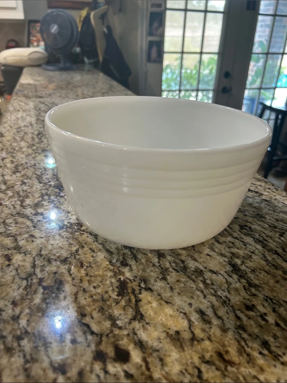 Vintage Large Pyrex White Milk Glass Mixing Bowl